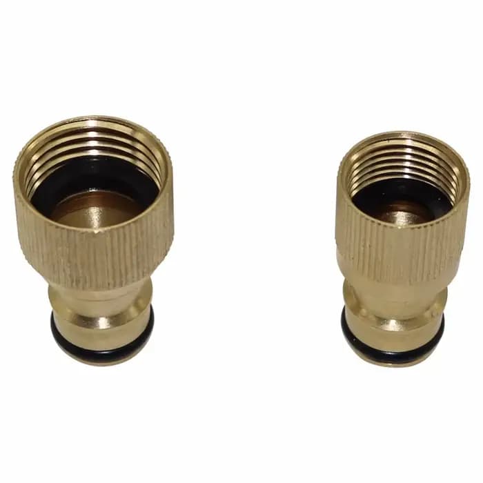 Accessoires de pompe à eau 18mm M18 à filetage mâle 1/2 "3/4", adaptateur en cuivre nickelé, Joint e