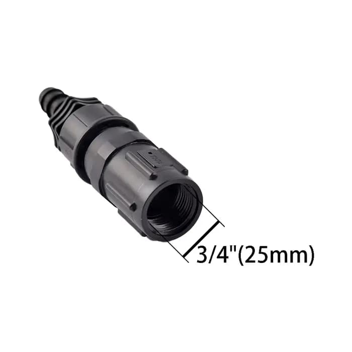 Adaptateur de tube d'irrigation goutte à goutte Sochi, pression d'eau, anti-reflux, 1,2 pouce de plo