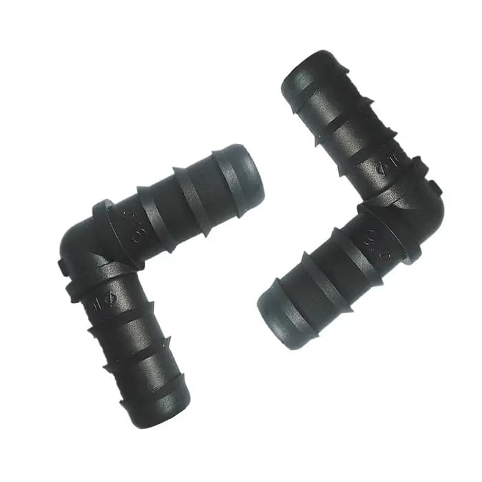 10 pièces-paquet DN16 90 degrés coude Angle courbé jardin raccords d'irrigation connecteurs de tuyau