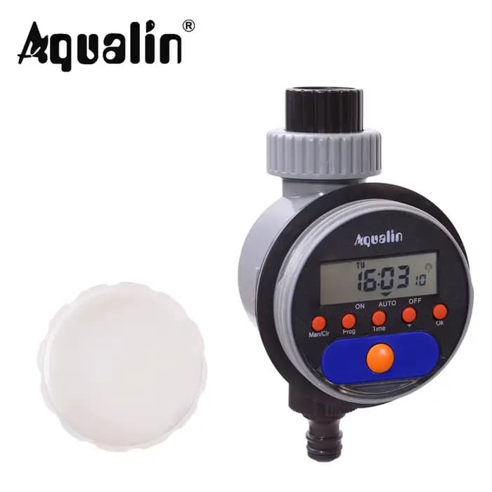 Minuterie électronique d'arrosage à affichage LCD automatique, robinet à bille, minuterie d'eau pour
