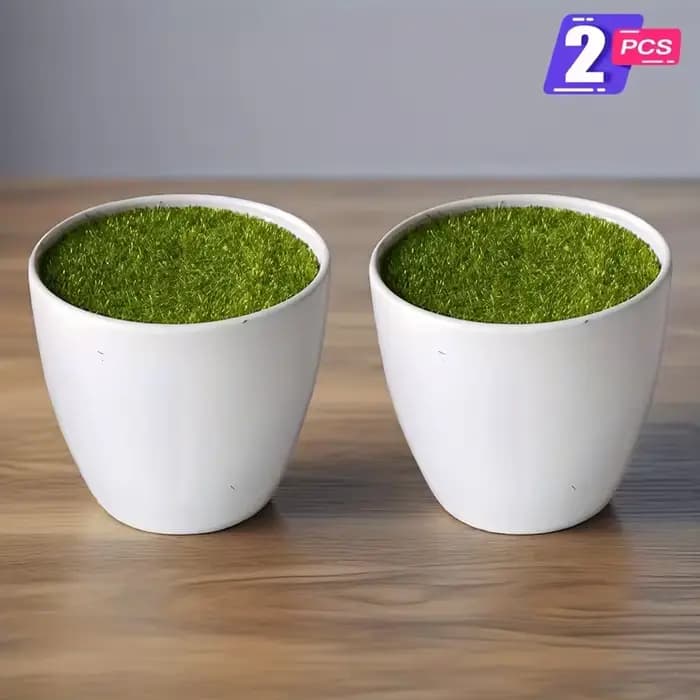 Pot de fleur de plantes artificielles en plastique, 2 pièces, Pot épais pour plantes, Pot de pépiniè