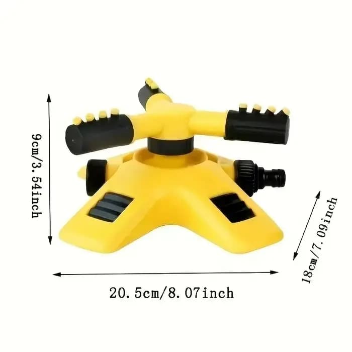 Ensemble de tuyaux d'eau rotatifs automatiques à 360 degrés, arroseur de pelouse de jardin, cour, co