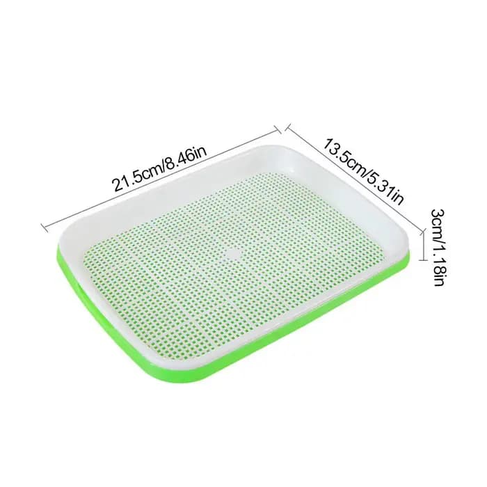 Plateau de germination pour micro-légumes hydroponiques, plateaux de culture pour herbes de blé, bac