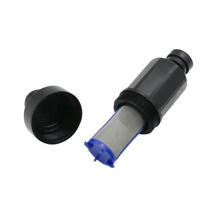Micro filtre à eau de jardin 1/4 ", maille en acier inoxydable, filtre 40 microns, raccord à glissem