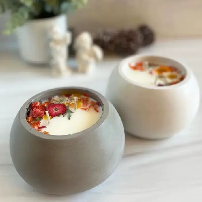 Moule de Pot de fleur en gypse rond de grande taille, bricolage, Pot de fleur succulente en béton, m