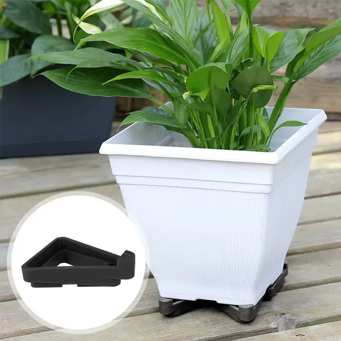 Pot de fleur pour plantes, support de pieds, rehausseurs triangulaires invisibles, lève-orteils, fou