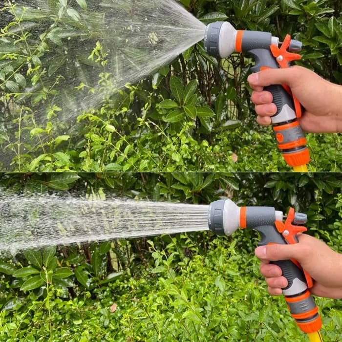 Pistolet à eau en mousse de jardin, 8 Modes, haute pression, pour lavage de voiture, buse d'arrosage