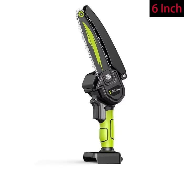Mini tronçonneuse 4/6 pouces, puissante, sans fil, Rechargeable, scie électrique de jardin, alimenté