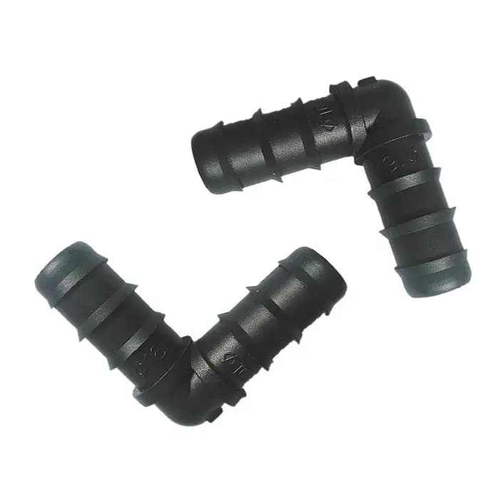 10 pièces-paquet DN16 90 degrés coude Angle courbé jardin raccords d'irrigation connecteurs de tuyau