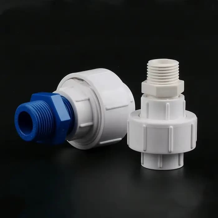 Connecteur Union en PVC à Double filetage femelle 1/2 "3/4" 1 ", Joint détachable pour aquarium, rac