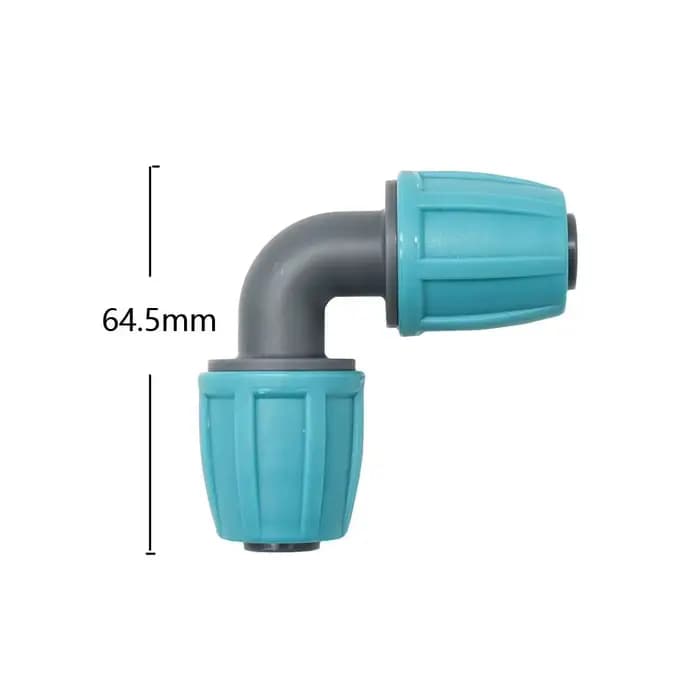 Connecteur de Tuyau en PE 1/2 de 16mm, Mathiateur d'Eau, Couplage en T Fileté, Verrouillage à 4/7mm,