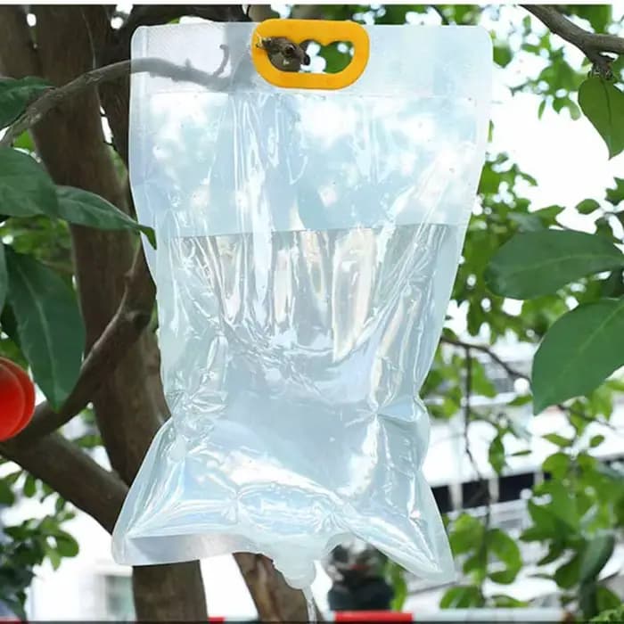 Sac d'irrigation pour plantes, taux de dégoulinage réglable automatique, sac d'arrosage de jardin, K