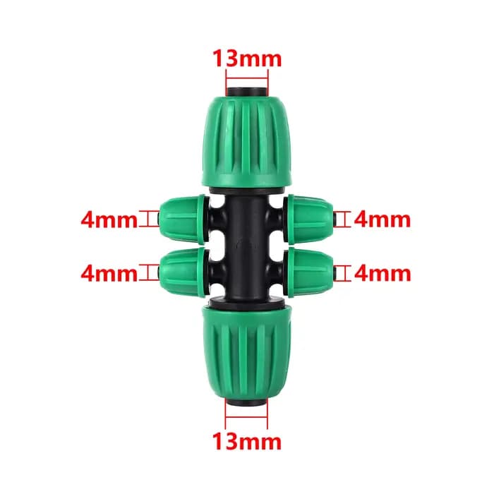 Connecteur Verrouillé de Tuyau en PE de 16mm, Couplage d'Eau de Jardin en kg, 1/2 en effet, Raccords