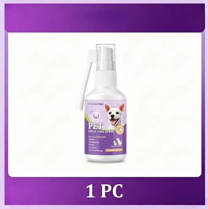 Spray rafraîchissant pour l'haleine des chiens et des chats - Élimination efficace du tartre et de l