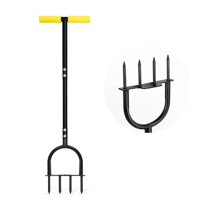 Cultivateur manuel rotatif pour jardinage, outil de jardinage pour lits de fleurs et bacs à plantes