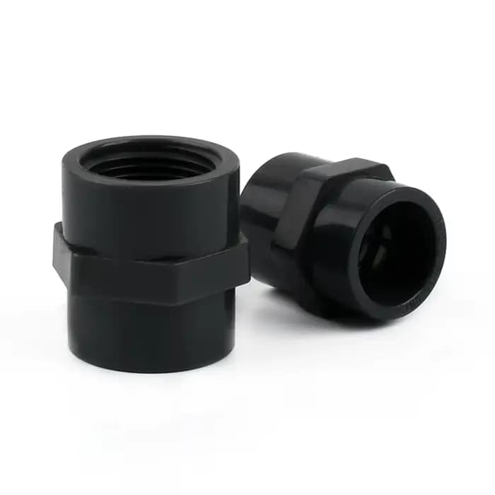 Connecteurs de tuyaux d'eau d'irrigation de jardin, filetage femelle/mâle gris foncé, accessoire en