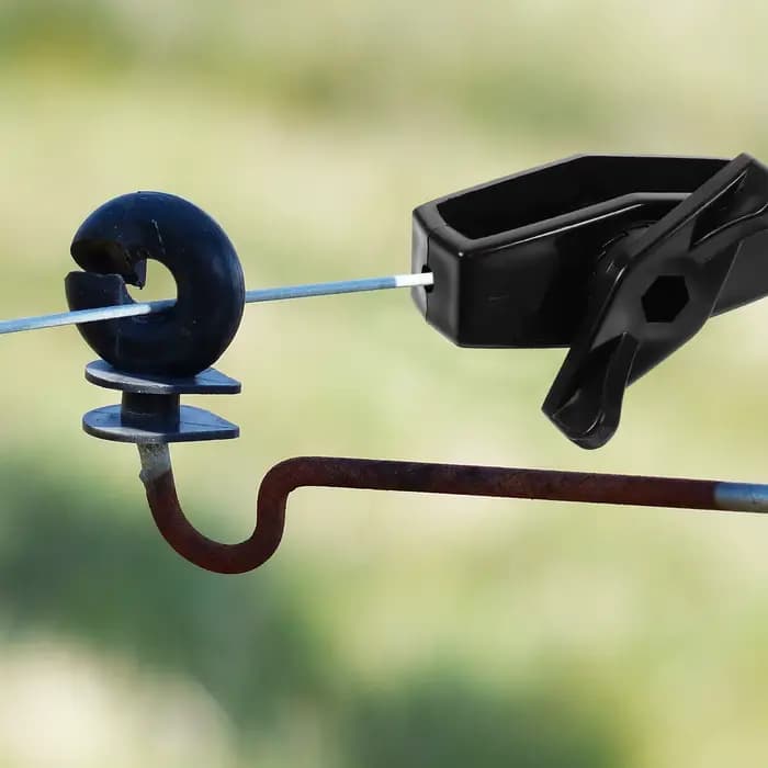Tendeur de câble de clôture électrique, 6 pièces, tendeur de fil de jardin, tendeur de fil d'acier p