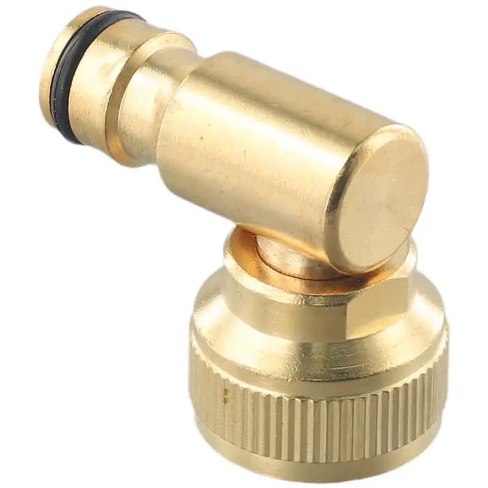Connecteur rapide pour tuyau d'arrosage, bobine de tuyau, coude à percussion, convertisseur de robin