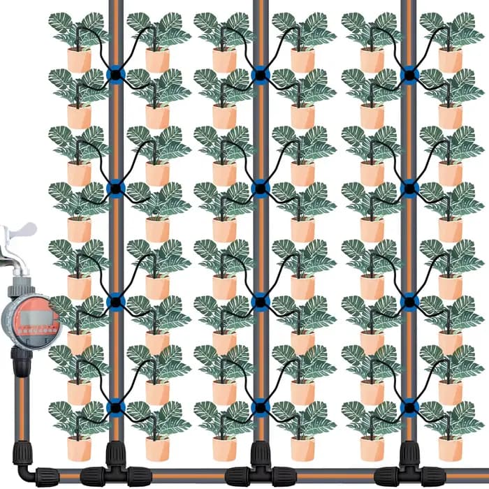 WUJIE-Kit de micro goutteurs d'irrigation pour tuyau de 3/5mm, flèche courbée, pour arrosage de jard