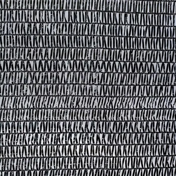 Grille d'ombrage noire à effet de serre avec œillets, crème solaire 70%, 12 pi x 16 pi