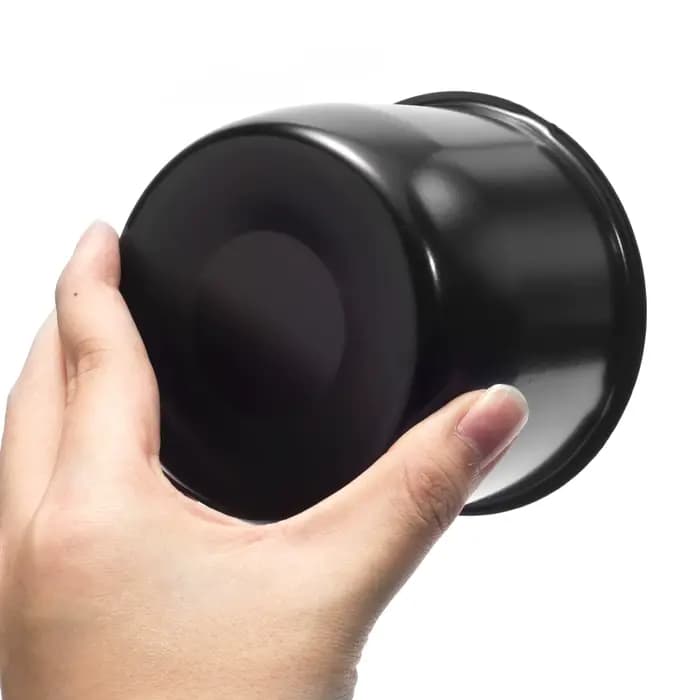RhinoTuning 4 pièces/1 pièce moyeu 124mm/4.88 "noir mat peint carbone pousser à travers les capuchon