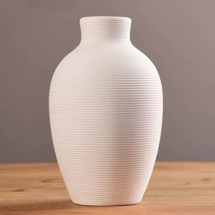 Vase à fleurs en céramique pour la décoration intérieure, pot de fleurs nordique, cache-pot moderne,