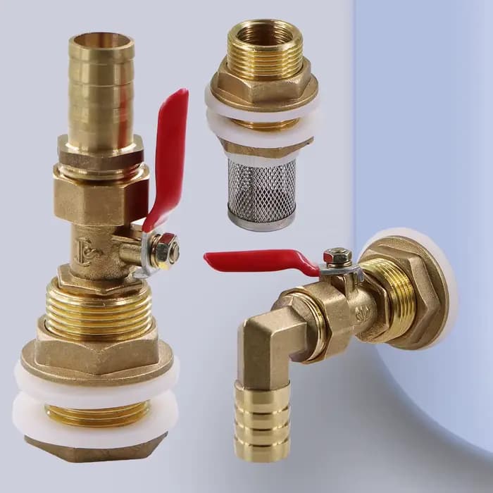 Adaptateur de tuyau de robinet à tournant sphérique pagode en laiton de 6 à 19mm, Joint d'accoupleme