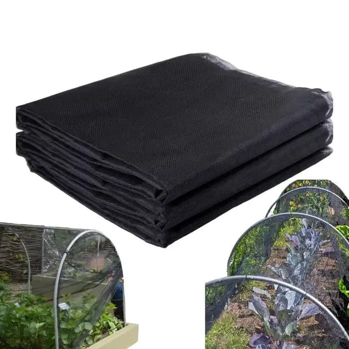 Filet anti-insectes de jardin noir, réutilisable, Anti-oiseau surélevé, couverture de lit de jardin,