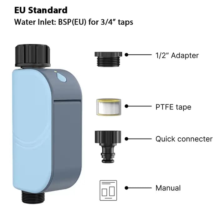 Minuterie d'arrosage de jardin intelligente WIFI, Tuya, système d'irrigation goutte-à-goutte à dista