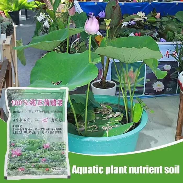 200g naturel Lotus étang boue jardin furtile aquatique bonsaï fleur sol nutritif pour bol spécial Lo