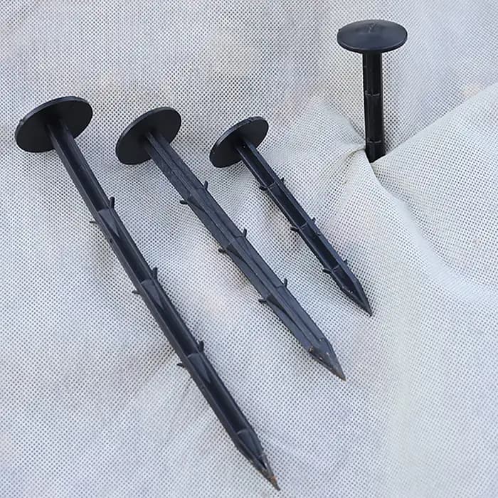 Film de serre à ongles au sol, piquets fixes, filet pare-soleil, tente de Camping, coupe-vent, tissu