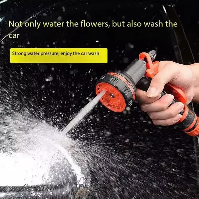 Pistolet à eau haute pression 10 modes pour lavage de voiture, arrosage de jardin, nettoyage extérie