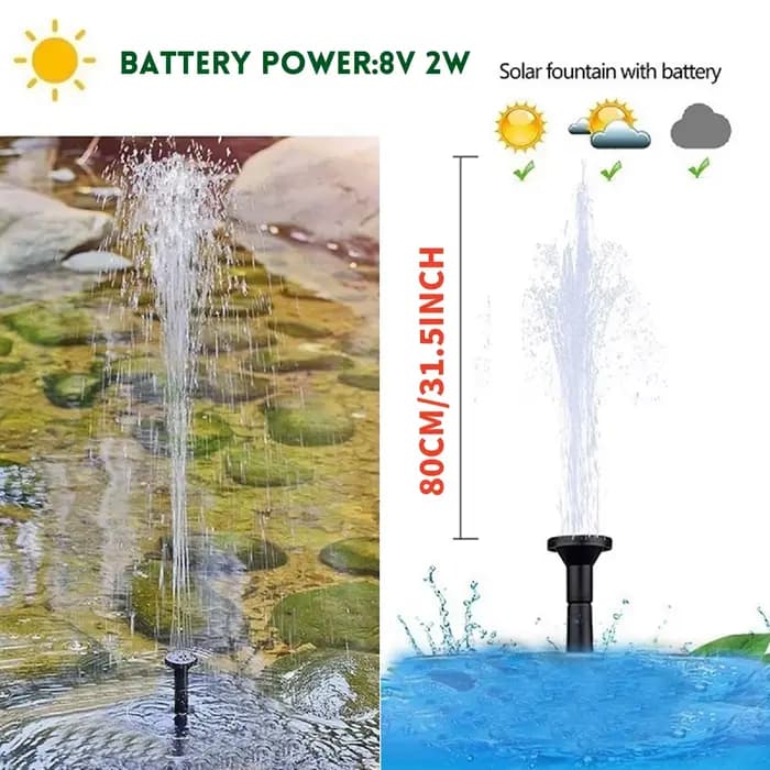 Mini pompe de fontaine à panneau solaire, kit de panneau d'alimentation, pompe à eau pour piscine de