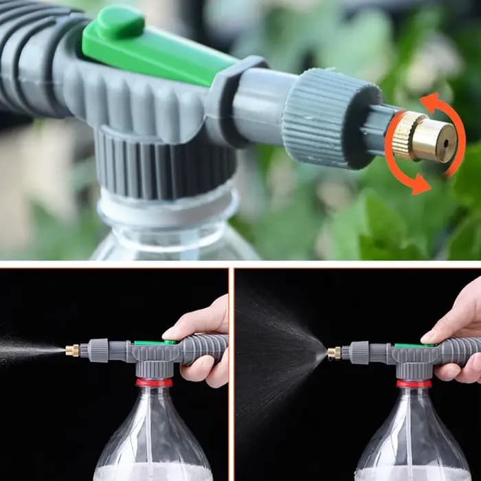 Tête d'arrosage à pulvérisation manuelle pour jardin, Interface de buse en option, pistolet en laito
