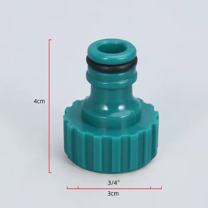Connecteur de tuyau en plastique de haute qualité, 3/4 pouces, adaptateur rapide pour tuyau d'arrosa