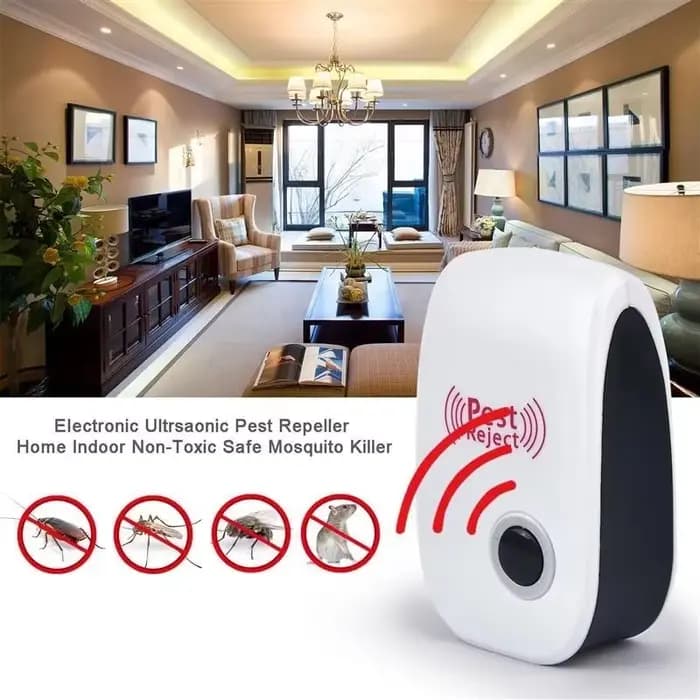 Eletrônico ultrasons électromagnétique moustique anti souris repelente de insetos rato barata repele