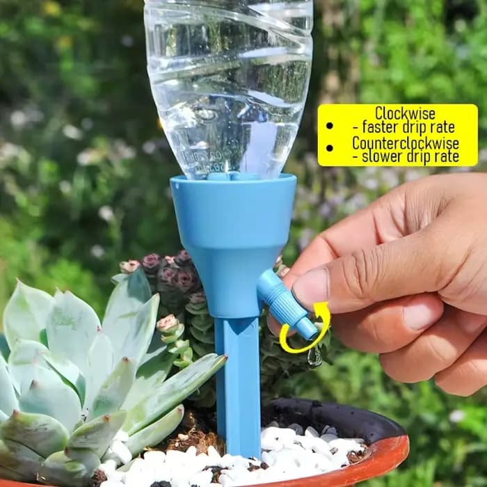 Système d'irrigation goutte-à-goutte automatique, 10 pièces, auto-arrosage réglable pour plantes à f