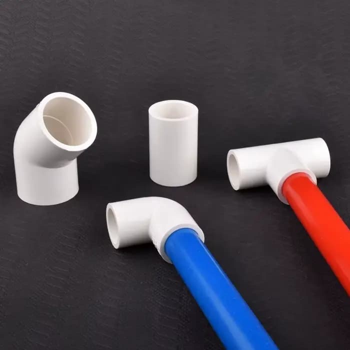 Raccords de tuyaux en PVC blanc, coudes droits, connecteurs en T, 20/25/32/40/50mm, coupleur de tube