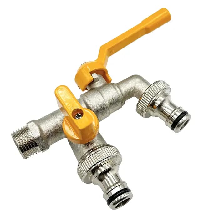 Adaptateur de robinet de tuyau d'arrosage en laiton, connecteur de réservoir d'eau IBC 1/2 pouces, J