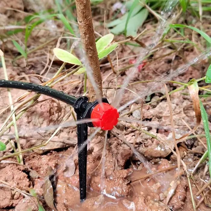 Micro système d'irrigation goutte-à-goutte portable, 20m, arrosage automatique avec goutteurs réglab