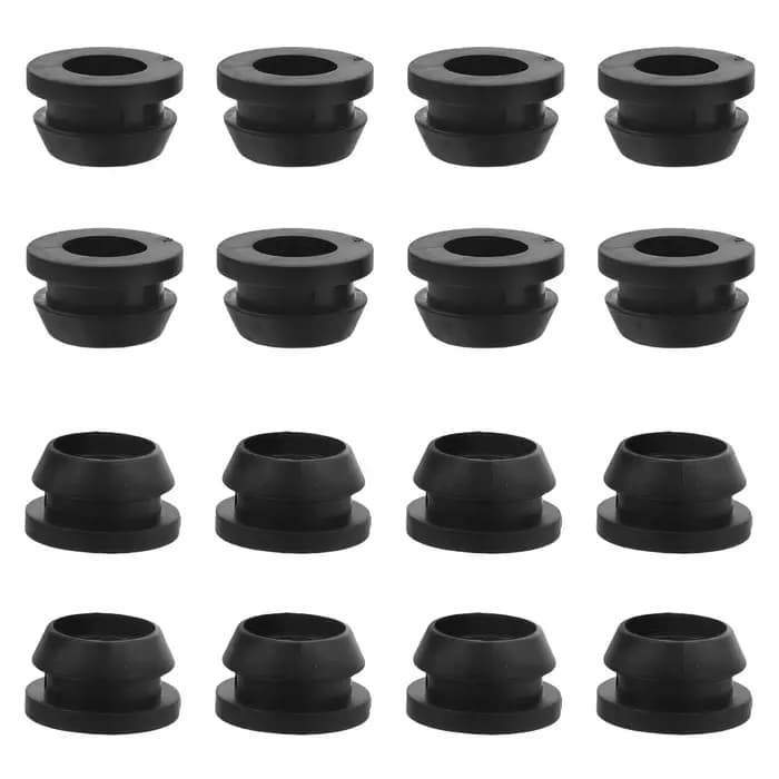 Joint de Valve de dérivation d'irrigation, 50 pièces, rondelle étanche en Silicone TPE noir 16mm, ét