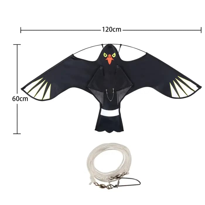 Répulsif pour oiseaux, faucon volant, cerf-volant, épouvantail, décoration extérieure, lutte antipar