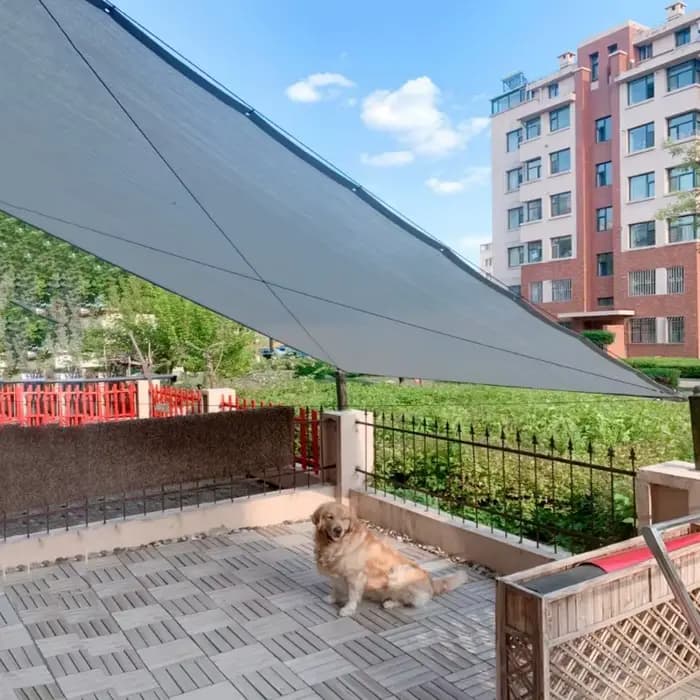 Filet pare-soleil gris pour jardin, protection UV, cour, jardin, pergola, serre, garage, protection