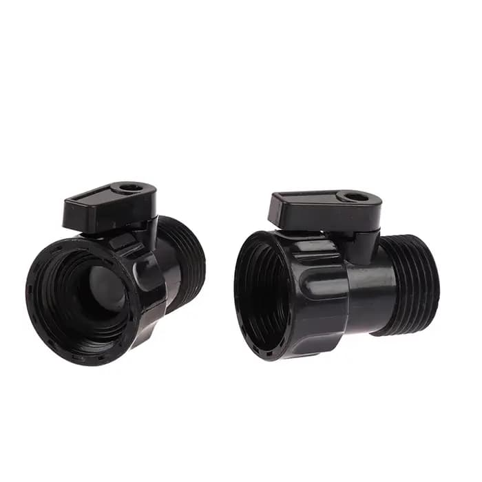 Valve d'irrigation de jardin 3/4 "mâle à femelle, 2 pièces, interrupteur d'extension de tuyau