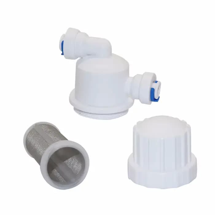 Micro filtre à eau de jardin 1/4 ", maille en acier inoxydable, filtre 40 microns, raccord à glissem