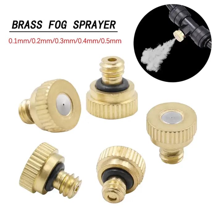 Buse d'atomisation 3/16 ", 10 pièces, accessoires de système d'eau de refroidissement par pulvérisat
