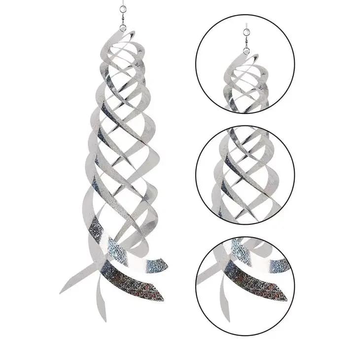 Répulsif à Oiseaux Rotatif en Spirale pour Décoration de Jardin, Nouveau Dispositif de Contrôle, de