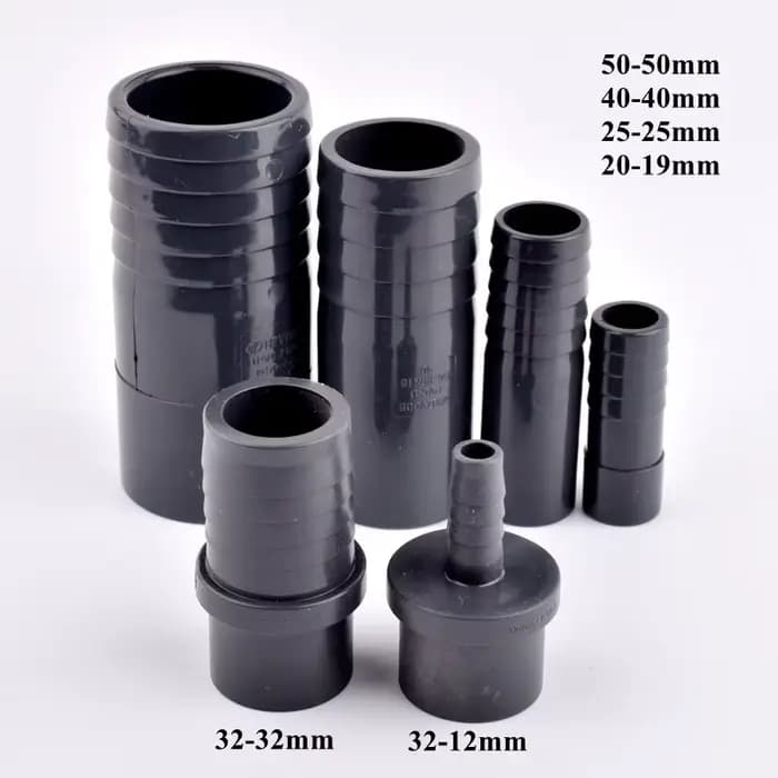 O.D 32/40/50/63-14/20/30/40/50/60mm connecteur pagode UPVC de grande taille tuyau d'irrigation de ja