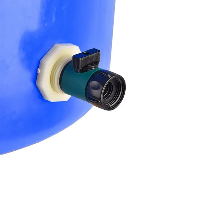 Kit de montage de cloison de baril de pluie, assujetde baril de pluie en PVC avec adaptateur de tuya