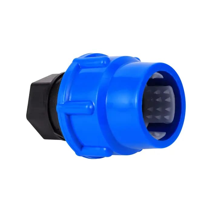 Adaptateur de tube à connecteur rapide épais en plastique PP, filetage femelle 1/2 "3/4" 1 "1.2" 1.5